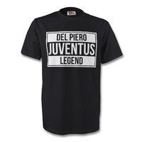 alessandro del piero juventus legend tee black kids