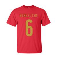 Aleksei Berezutski Russia Hero T-shirt (red)