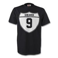 Alan Shearer Newcastle Crest Tee (black) - Kids