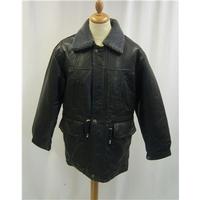 alta moda size xl black zip up jacket