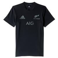 all blacks rugby replica home t shirt black black