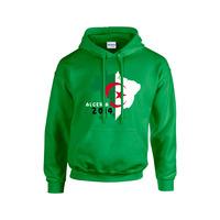 algeria 2014 country flag hoody green kids