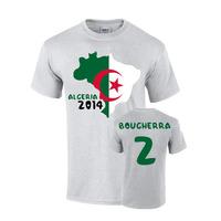 algeria 2014 country flag t shirt bougherra 2