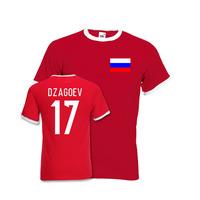 Alan Dzagoev Russia Ringer Tee (red)