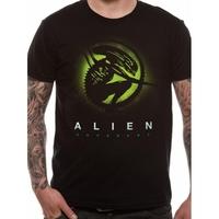 alien covenant silhouette mens x large t shirt black