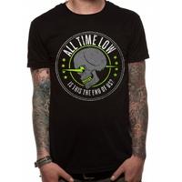 All Time Low - Is This The End Unisex Large T-Shirt - Black