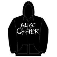 alice cooper men eyes logo hoodie black small