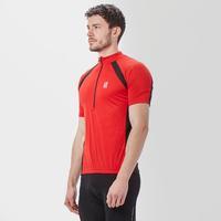 altura mens airstream short sleeve jersey red red