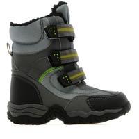 alpine boys fur snow boots grey grey