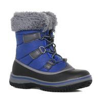 alpine boys snow boot blue