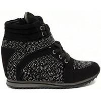 albano sneakers brillantini nero womens shoes high top trainers in mul ...