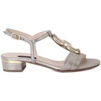 albano lux beige womens sandals in multicolour