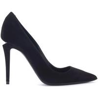 Alexander Wang Decolletè Tia in black suede women\'s Court Shoes in black