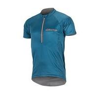 Alpinestars El Short Sleeve Jersey - Blue/bright Orange X-large, Blue/orange