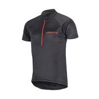 Alpinestars El Short Sleeve Jersey - Black/red 2xl, Black/red