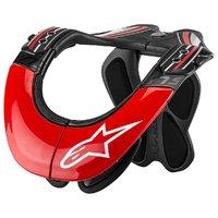 Alpinestars Bns Tech Carbon Neck Support Chest Protector Red/black Size L/xl