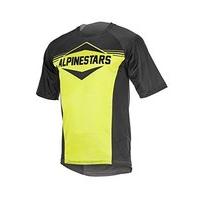 Alpinestars Black-acid Yellow 2017 Mesa Short Sleeved Mtb Jersey