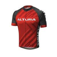 Altura Men\'s Sportive 97 Short Sleeve Jersey, Red/burgundy, Small