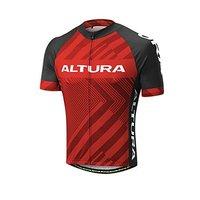 Altura Men\'s Sportive 97 Short Sleeve Jersey, Red/burgundy, Medium