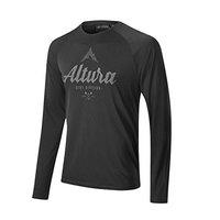 altura mens script long sleeve tee jerseys greyblack x large