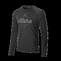 Altura Men\'s Script Long Sleeve Tee Jerseys, Grey/black, Large