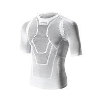 Altura Men\'s Dry Mesh Short Sleeve Base Layer Undershirts, White, Small/medium