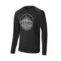 altura mens alpine long sleeve tee jerseys black x large