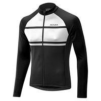 altura mens airstream long sleeve jerseys whiteblack x large