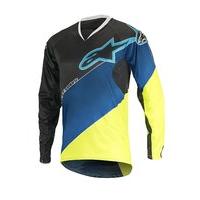 alpinestars youth vector ls jersey blackacid yellow small blackacid ye ...