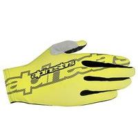 alpinestars youth f lite gloves large acid yellow black