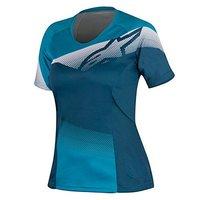 alpinestars womens stella mesa short sleeve jersey medium blue aqua