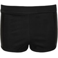 alanis wet look panel hot pants black