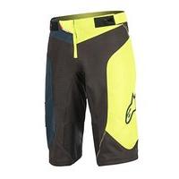 alpinestars vector shorts black acid yellow 38