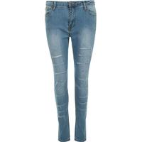 Alivia Skinny Leg Ripped Jeans - Blue