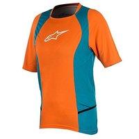 Alpinestars Stella Drop 2 S/jersey, Bright Orange Ocean, Large