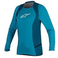 alpinestars stella drop 2 ls jersey oceanwhite x small bluewhite