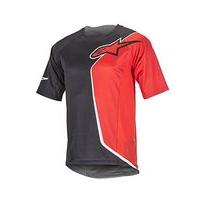 alpinestars sierra ss jersey blackred medium blackred