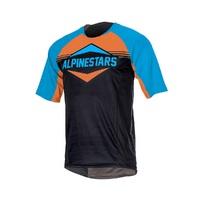 alpinestars mesa ss jersey bright bluebright orange large blueo