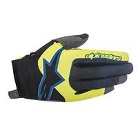 alpinestars mens vector gloves medium acid yellow black