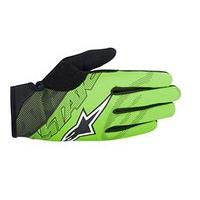 Alpinestars Men\'s Stratus Gloves, Small, Bright Green Black