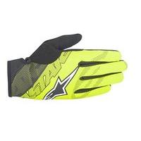 alpinestars mens stratus gloves acid yellowblack small