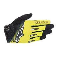 alpinestars mens flow gloves acid yellowblack small