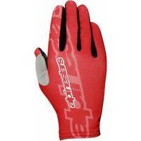 alpinestars mens f lite gloves x large red white