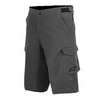 alpinestars mens rover 2 shorts size 30 dark shadow black