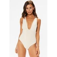 alicia blush drop armhole thong bodysuit