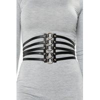 Alyssa Caged Leather Corset Belt
