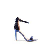 Alana Blue Holographic Corset Detail Heels