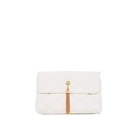 Alison White Quilted Shoulder Bag