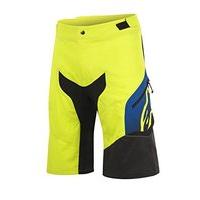 Alpinestars Men\'s Predator Shorts, Acid Yellow/royal Blue, Size 32