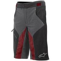 Alpinestars Men\'s Outrider Wr No Liner Short , Size 38, Black/rio Red